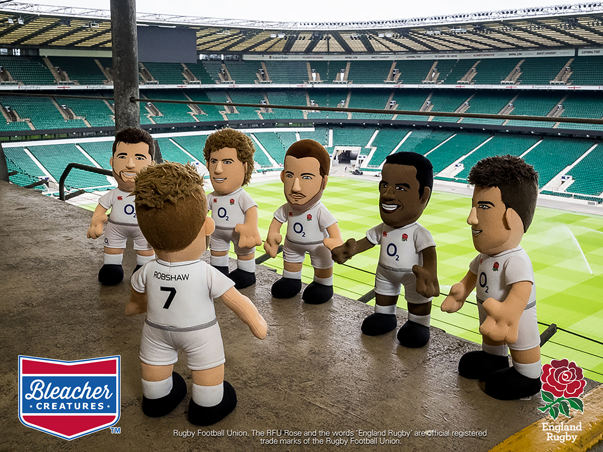 Premier Licensing’s ‘Bleacher Creatures’ team up with England rugby for