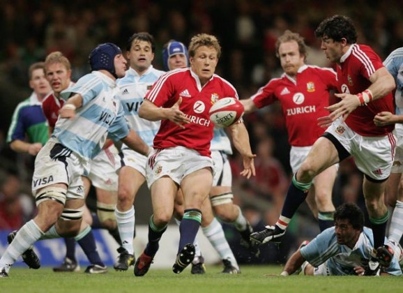 Jonny Wilkinson during the 2005 British & Irish Lions warm-up game