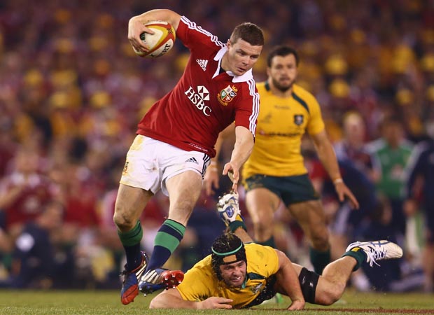 Brian O'Driscoll in action for the Lions in Australia in 2013