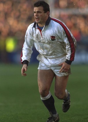 21 Jan 1995:  Will Carling of England in action during the Ireland v England match in the 1995 Five Nations Cup at Lansdowne Road in Dublin, Ireland. England won the match 20-8.    Mandatory Credit: Mike  Hewitt/Allsport