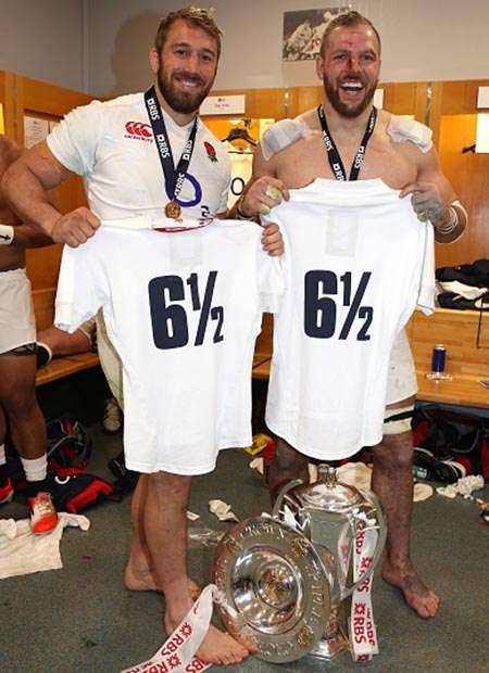 Chris Robshaw and James Haskell