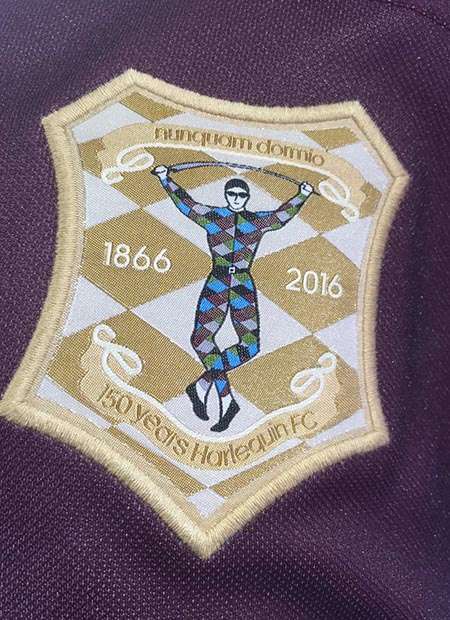 Harlequins' 150th anniversary shirt badge