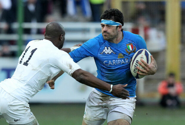 Italy centre Andrea Masi