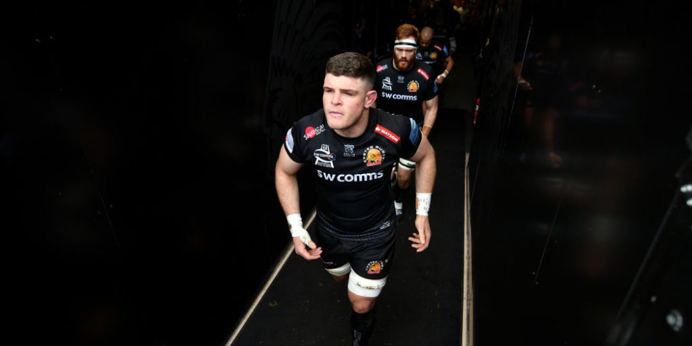 Exeter Chiefs back row Dave Ewers