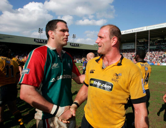 Martin Johnson and Lawrence Dallaglio