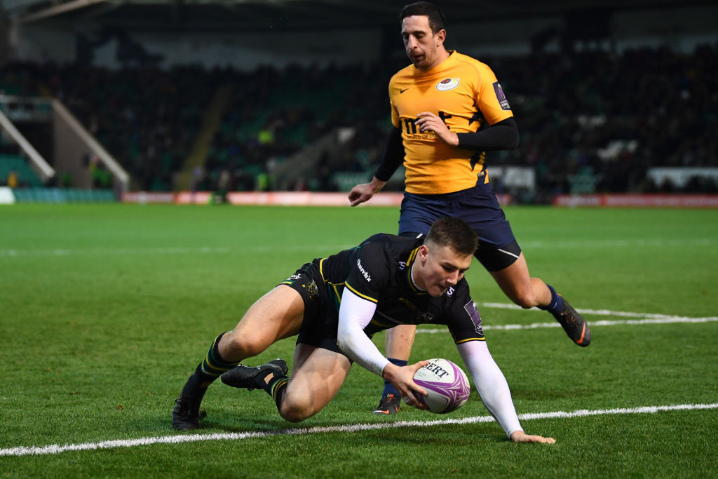 Northampton Saints wing Ollie Sleightholme
