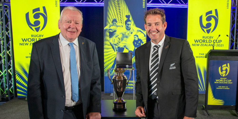 World Rugby chairman Bill Beaumont and NZR chief executive Mark Robinson