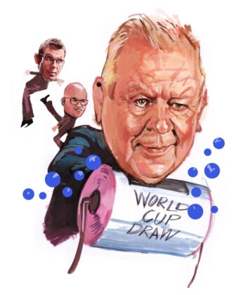 Bill Beaumont and the 2023 Rugby World Cup draw