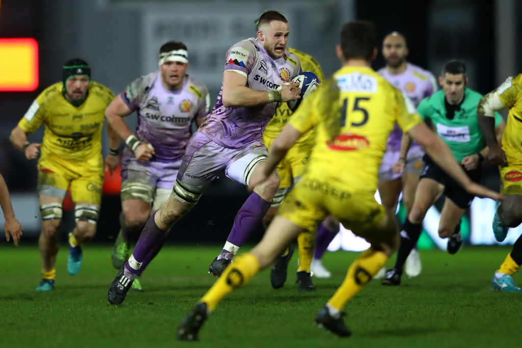Exeter Chiefs in Champions Cup action