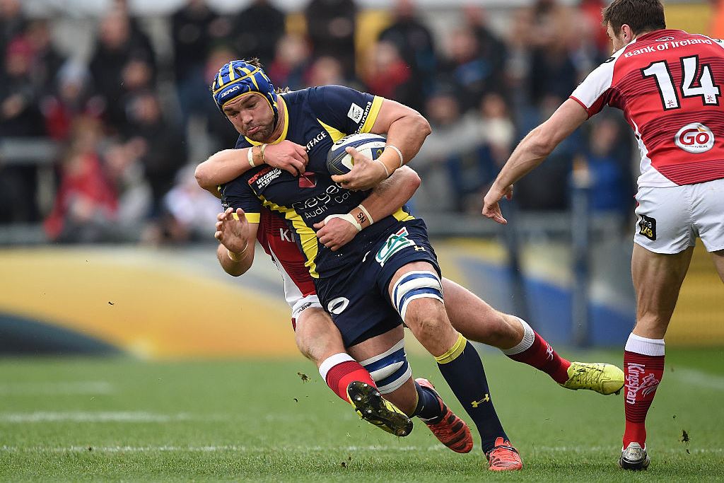 Saracens have pitched themselves to Flip van der Merwe