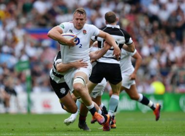 Alex Dombrandt playing for England XV