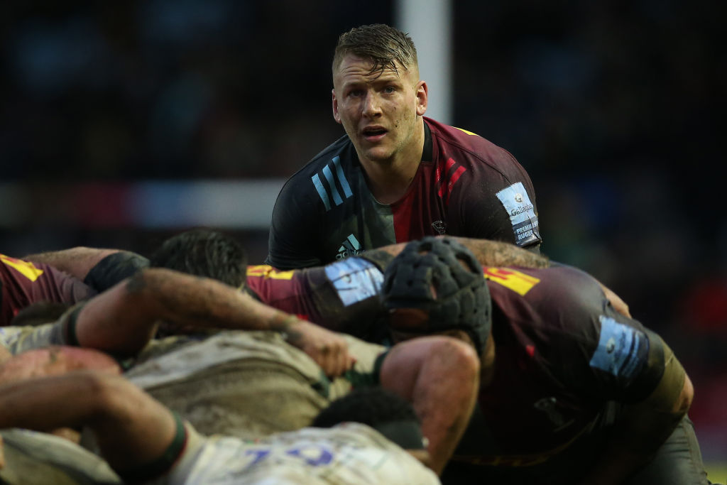 Harlequins No.8 Alex Dombrandt