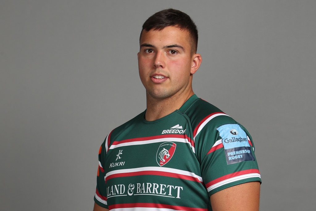Leicester Tigers prop James Whitcombe