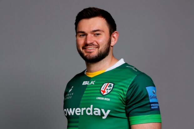 London Irish flanker Matt Rogerson