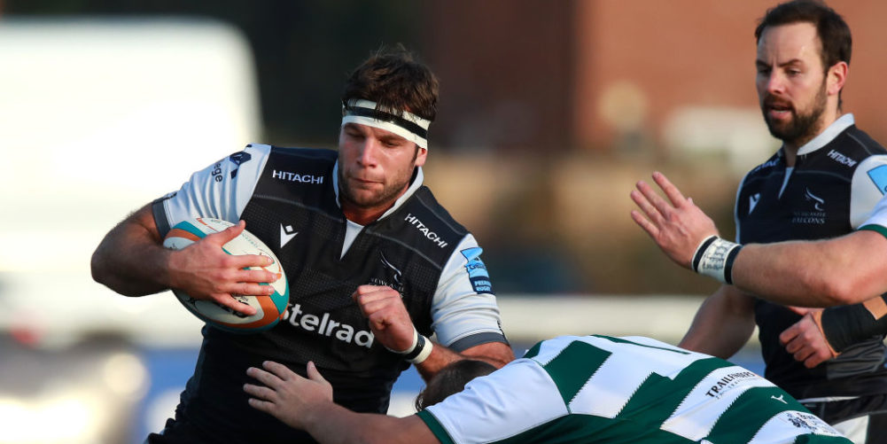Newcastle Falcons flanker Marco Fuser