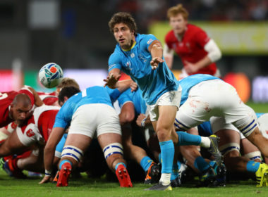 Santiago Arata at the 2019 Rugby World Cup