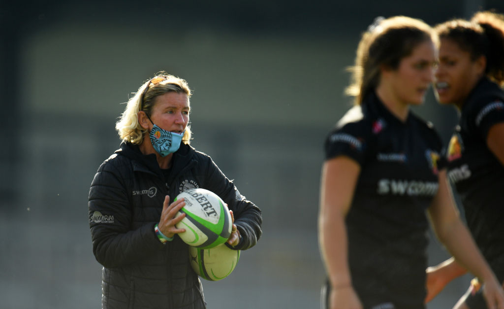 Exeter Chiefs head coach Susie Appleby