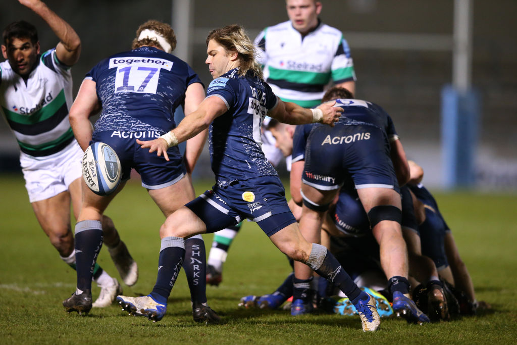 Sale Sharks scrum-half Faf de Klerk