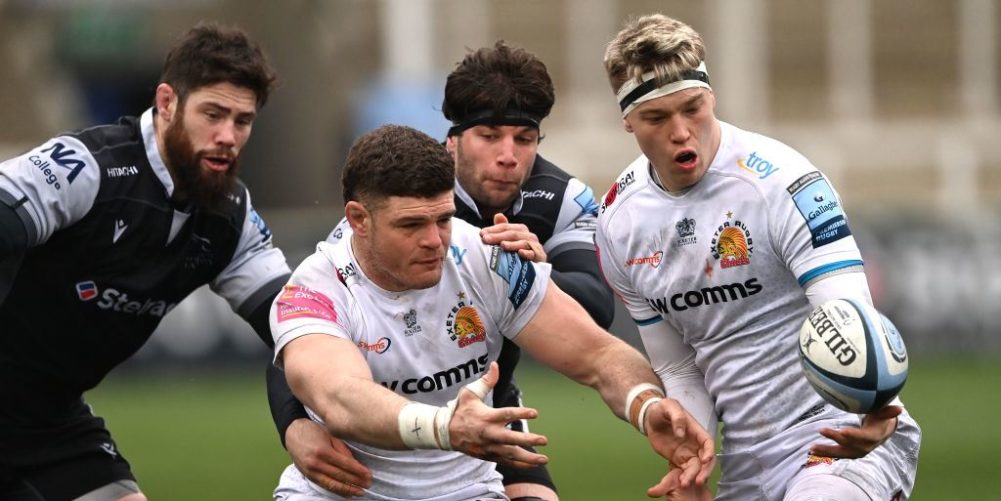 Exeter Chiefs flanker Dave Ewers