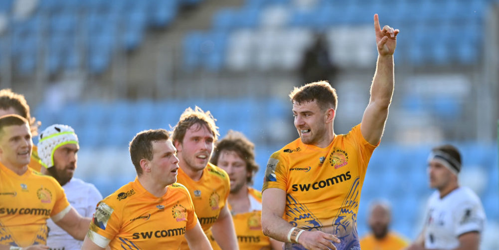 Exeter Chiefs beat Lyon in the Champions Cup