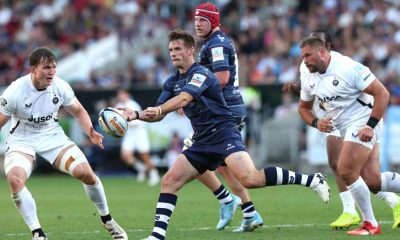 AJ MacGinty playing for Bristol Bears.