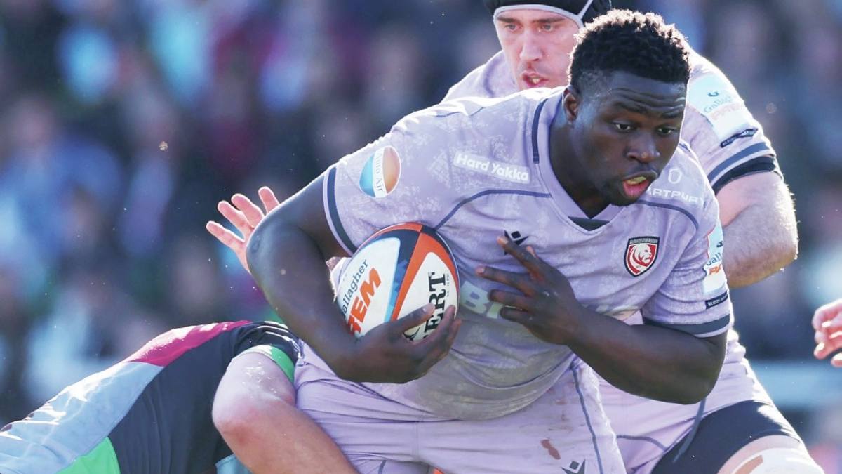 Afo Fasogbon powers forward for Gloucester