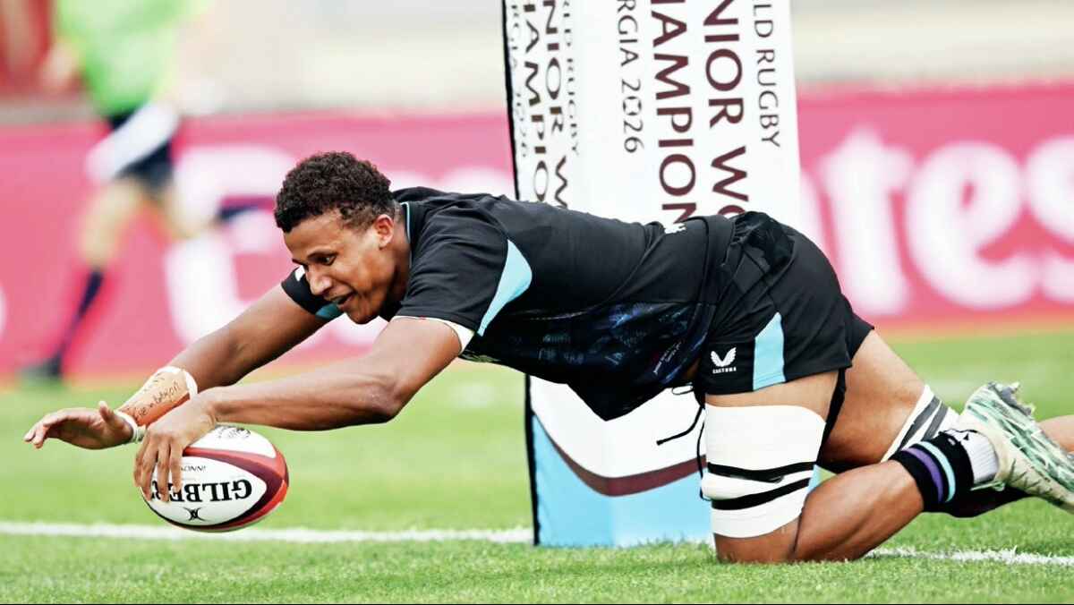 Aiden Ainsworth-Cave in action for England