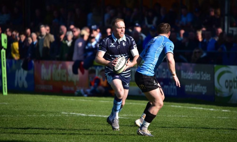 Tim Lane Rugby Bedford Blues 10-14 Nottingham Rugby: James Cherry at the double to see ...