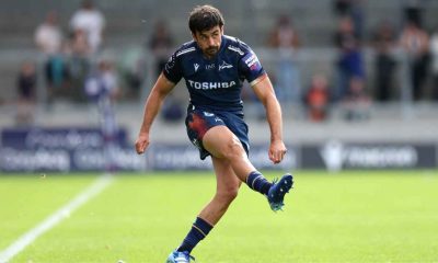 Alex Lozowski in Sale Sharks colours