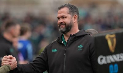 Andy Farrell celebrates an Ireland win