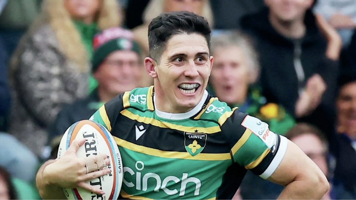 Northampton Saints fly-half Anthony Belleau