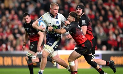 Anton Segner in action for the Blues.