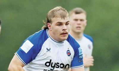 Archie Griffin on the attack for Bath