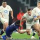 Ben Earl in action against Italy for England