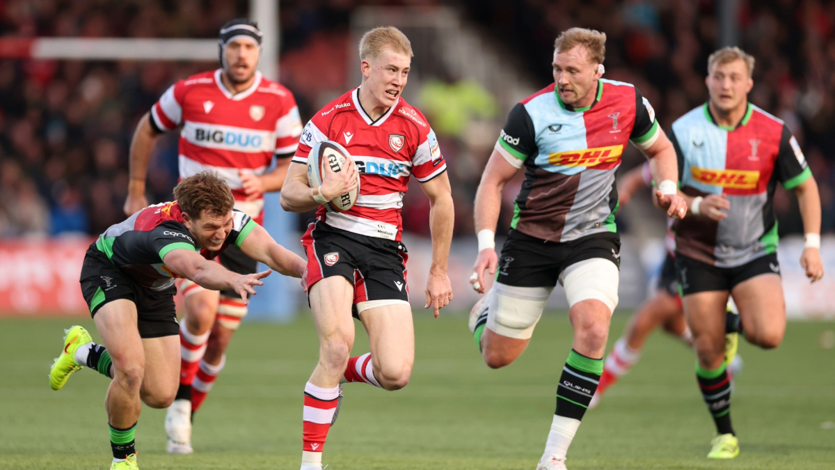 Ben Redshaw scoring against Harlequins