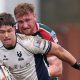 Bristol Bears’ Benhard Janse van Rensburg breaks away from Leicester Tigers’ Ollie Chessum