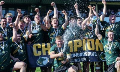 Bury St Edmunds after winning the National Two East title