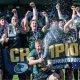 Bury St Edmunds after winning the National Two East title