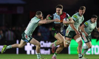 Cadan Murley makes a break for Harlequins