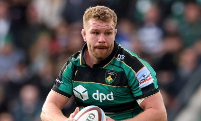 Northampton Saints No.8 Callum Chick
