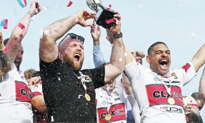 Camborne with the trophy yesterday