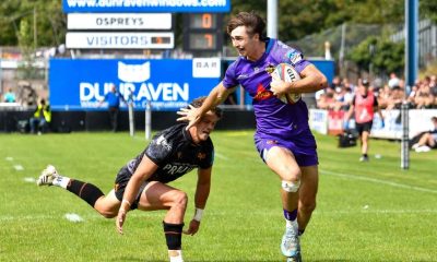 Campbell Ridl on the attack for Exeter Chiefs