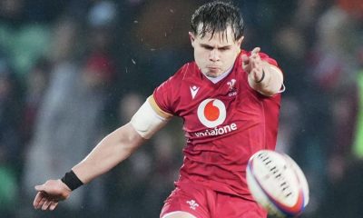 Carwyn Leggatt-Jones in action for Wales U20s