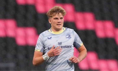 Leinster fly-half Caspar Gabriel during the pre-season friendly against Lyon