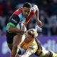 Cassius Cleaves on the attack for Harlequins