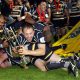 Captain Chris Pennell with the trophy after beating Cornish Pirates in the 2011 Championship Final.