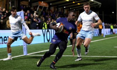 Christian Wade scores in the corner for Newcastle Red Bulls