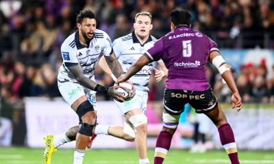 Courtney Lawes in action in France