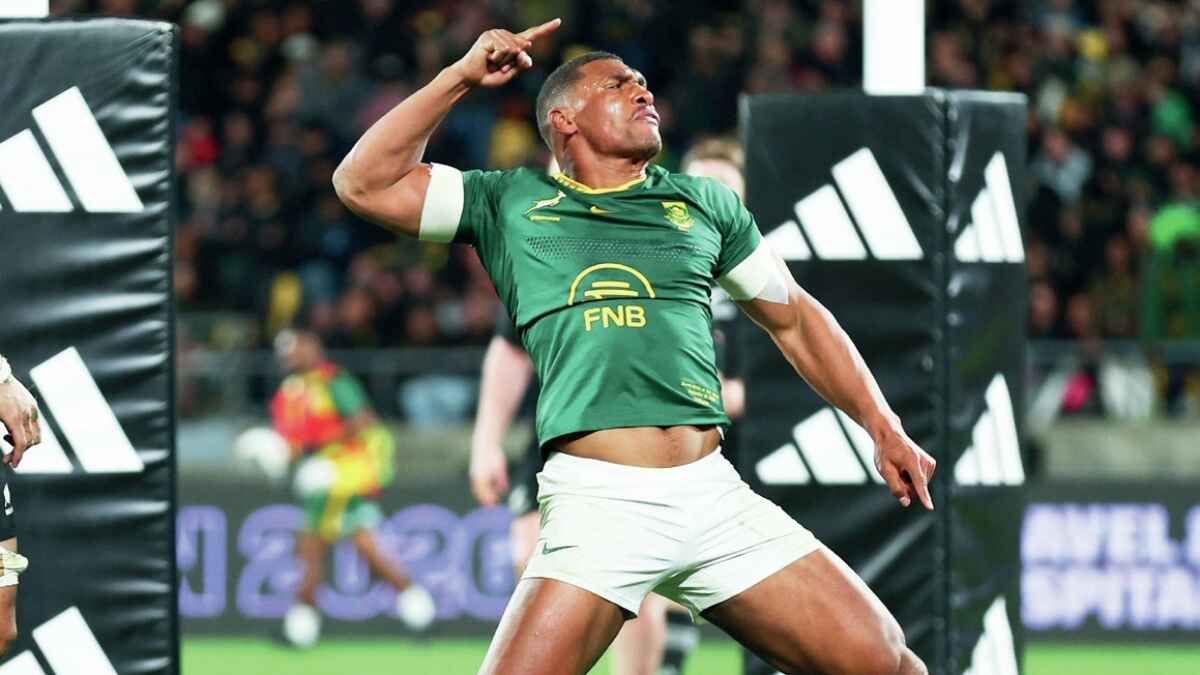Damian Willemse of South Africa
