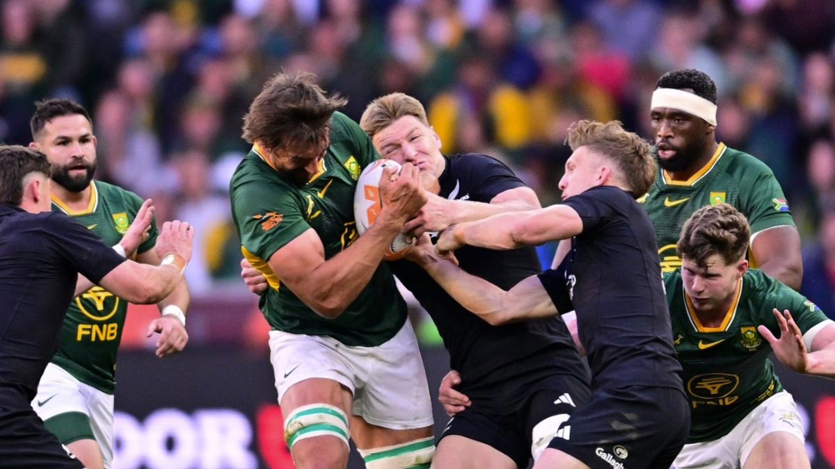 Eben Etzebeth in action for South Africa against New Zealand last weekend